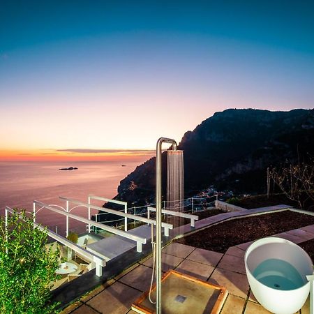 Villa La Tagliata Spectacular Jacuzzi Tub Amazing View And Private Parking Garage Positano Exteriör bild
