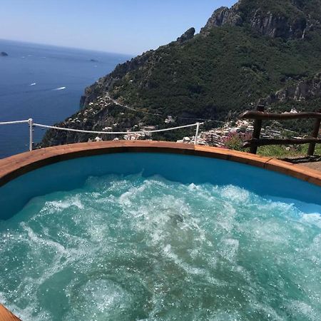 Villa La Tagliata Spectacular Jacuzzi Tub Amazing View And Private Parking Garage Positano Exteriör bild