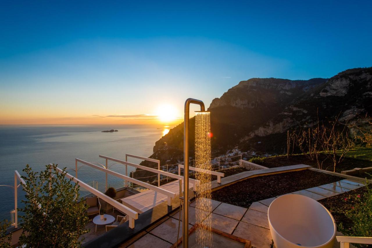Villa La Tagliata Spectacular Jacuzzi Tub Amazing View And Private Parking Garage Positano Exteriör bild