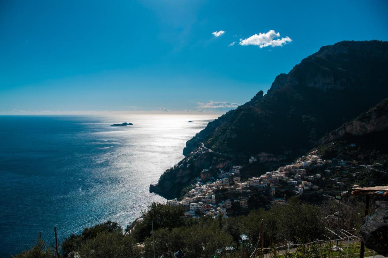 Villa La Tagliata Spectacular Jacuzzi Tub Amazing View And Private Parking Garage Positano Exteriör bild
