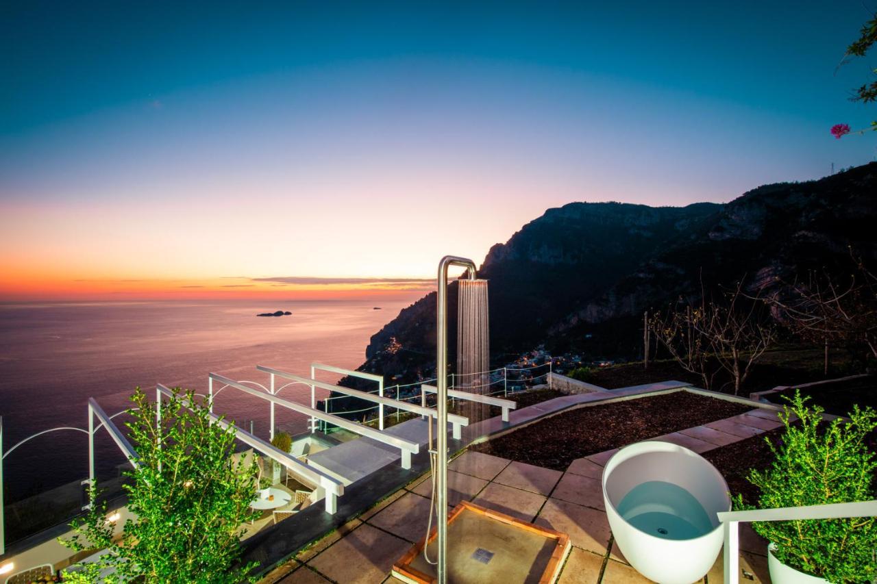 Villa La Tagliata Spectacular Jacuzzi Tub Amazing View And Private Parking Garage Positano Exteriör bild