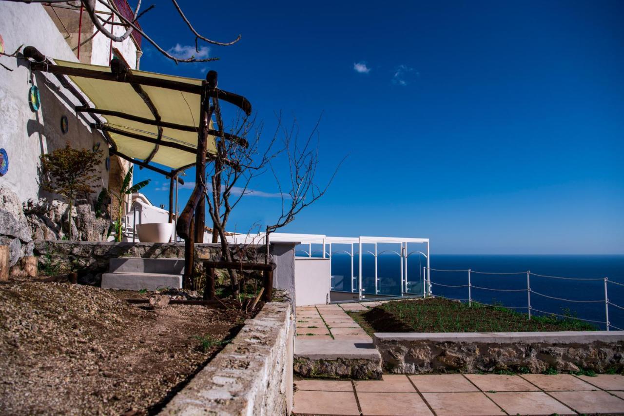 Villa La Tagliata Spectacular Jacuzzi Tub Amazing View And Private Parking Garage Positano Exteriör bild