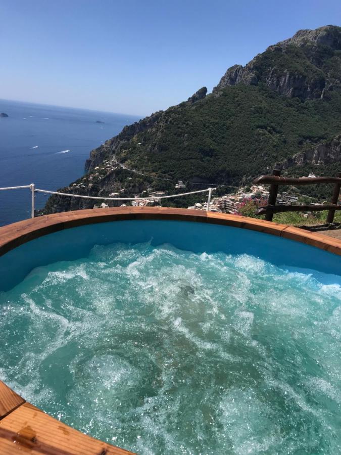 Villa La Tagliata Spectacular Jacuzzi Tub Amazing View And Private Parking Garage Positano Exteriör bild